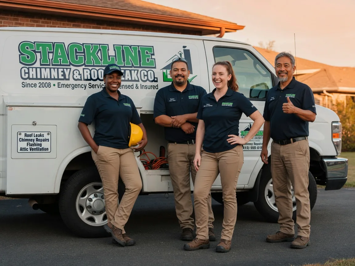 Chimney flashing repair company in South English, IA